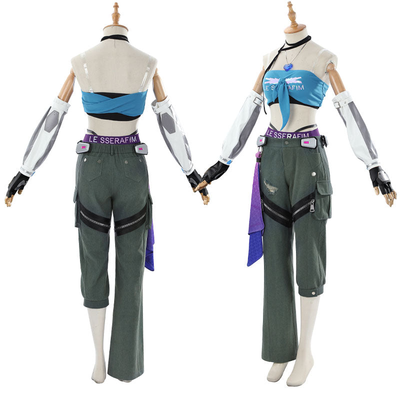 Overwatch 2 X LE SSERAFIM FEARLESS D.VA Cosplay Costume