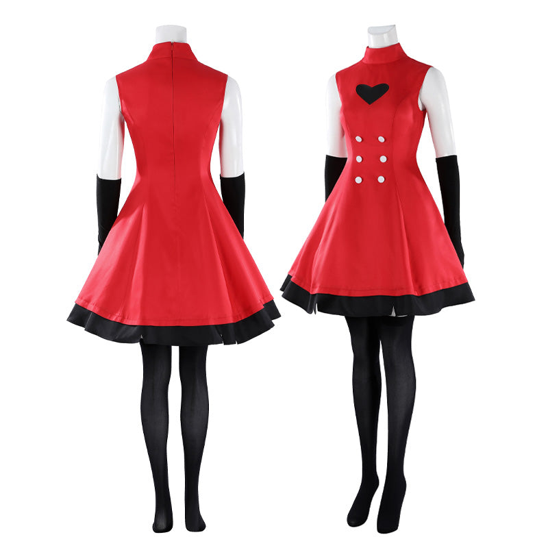 Hazbin Hotel Charlie Morningstar Red Dress Cosplay Costumes