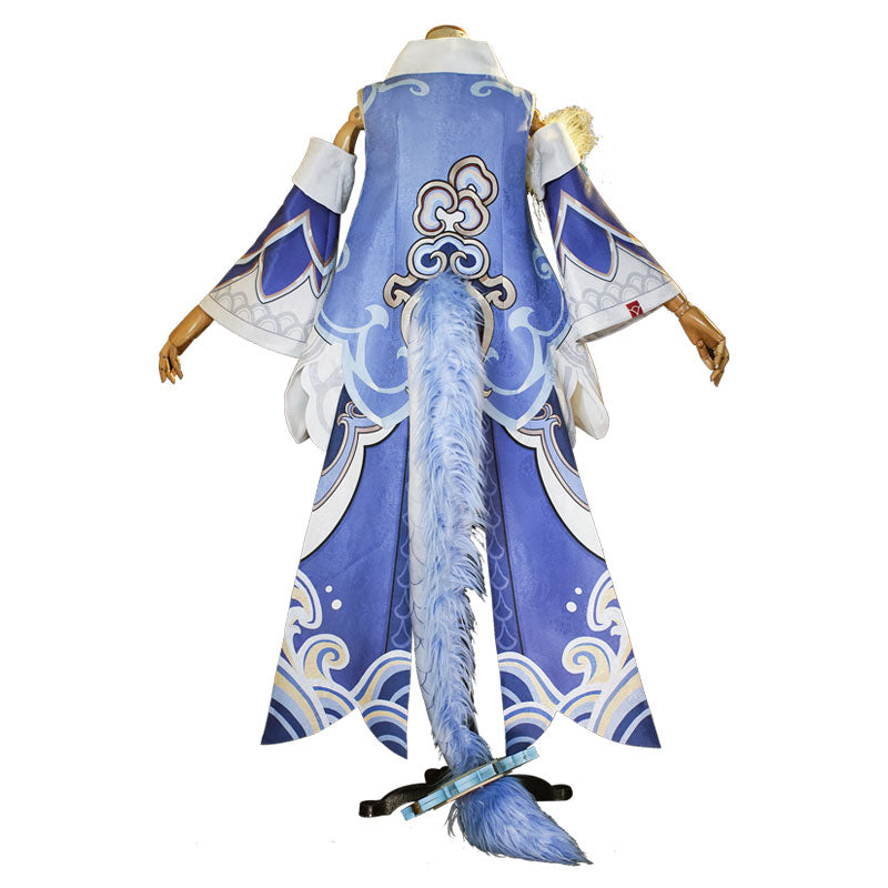 Honkai: Star Rail Bailu Cosplay Costume With Free Gourd Props