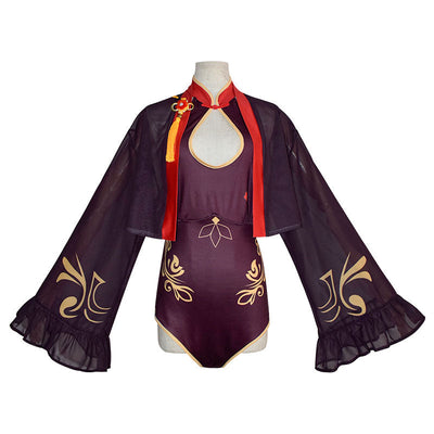 Game Genshin Impact Hu Tao Swimsuit Cosplay Costumes