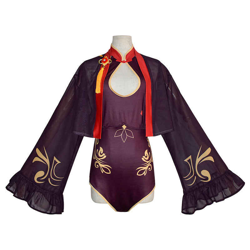 Game Genshin Impact Hu Tao Swimsuit Cosplay Costumes
