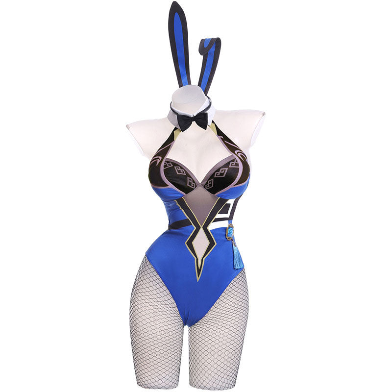 Game Genshin Impact Yelan Bunnygirl Cosplay Costumes