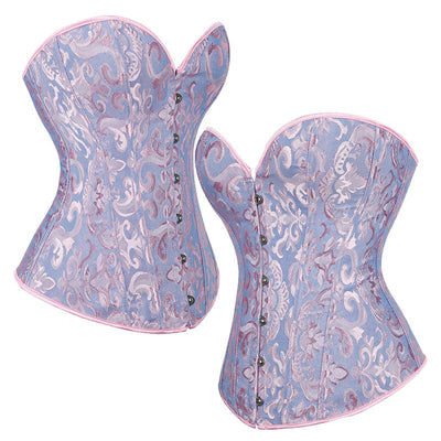 Court Style Bridal Corset Shaper Bust Lifting Waist Cinching Tight Bustier Camisole Tank Top Hourglass Shapewear