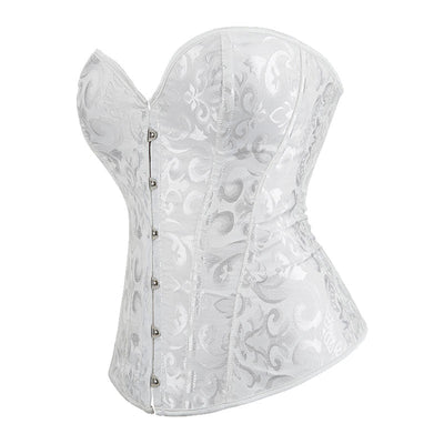 Court Style Bridal Corset Shaper Bust Lifting Waist Cinching Tight Bustier Camisole Tank Top Hourglass Shapewear