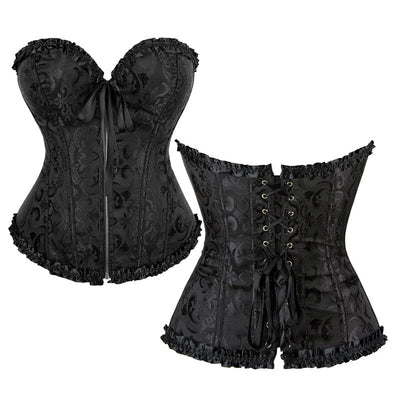 Court-styletro Z Reipper Jacquard Bustier Waist-cinching Corset Cosplay Costumes