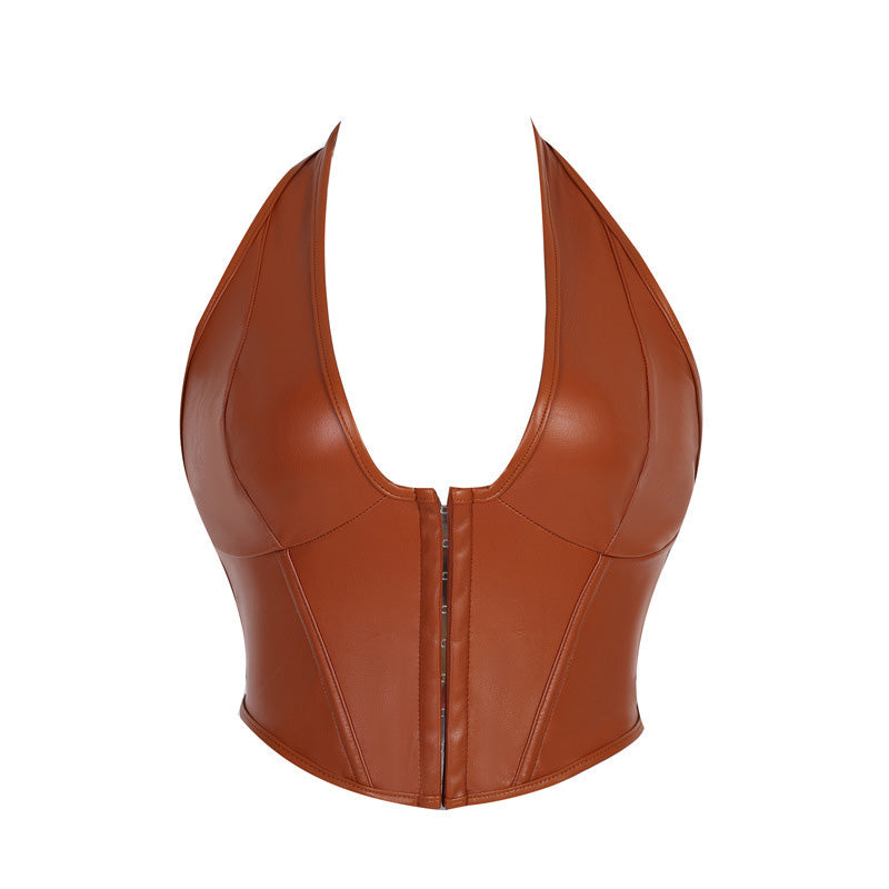 European Retro Style Drawstring Vest Bodycon Corset Cosplay Costumes