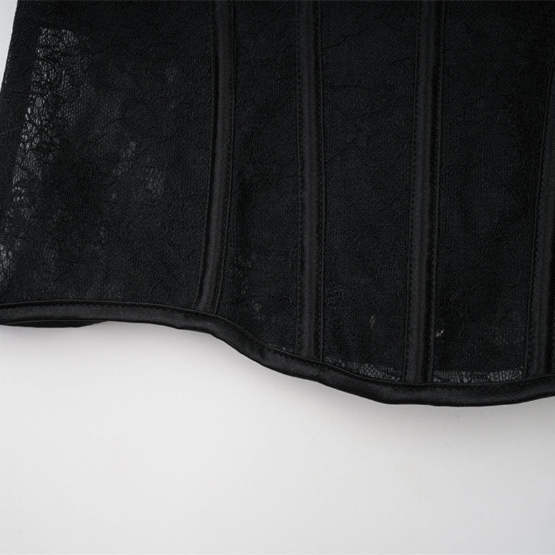 Sexy Cutout Lace Slim-Fit Strapless Corset