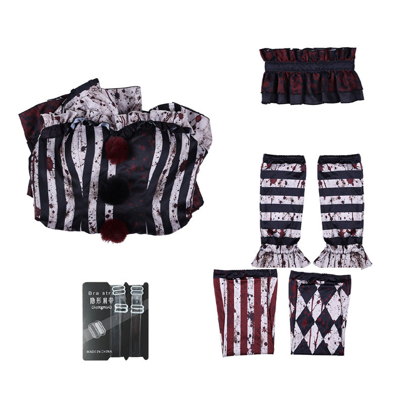 Clown Halloween Party Dark Cosplay Costumes