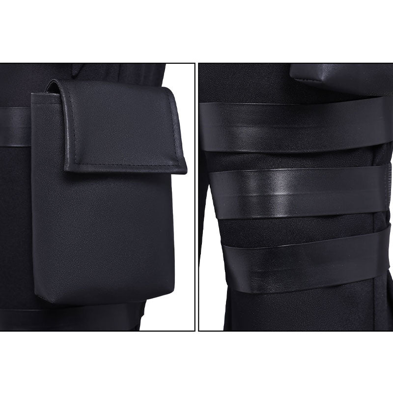 Tamon's B-Side Tamon Fukuharaa Black Vest Uniform Cosplay Costume