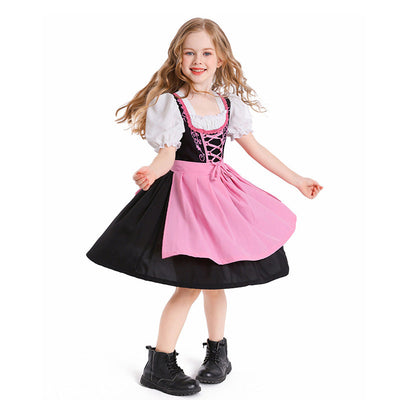 Medieval Farm Beer Festival Kids Halloween Dress Cosplay Costumes
