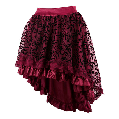Tulle Skirts for Women Midi Long Tutu Court Ball Umbrella Skirt Mesh Layered Waist Halloween Skirts