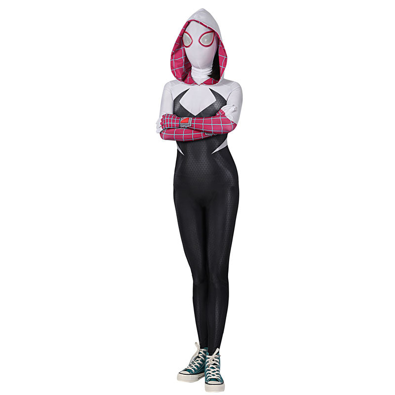 Spider-Man: Across The Spider-Verse Gwen Stacy Jumpsuit Cosplay Costumes