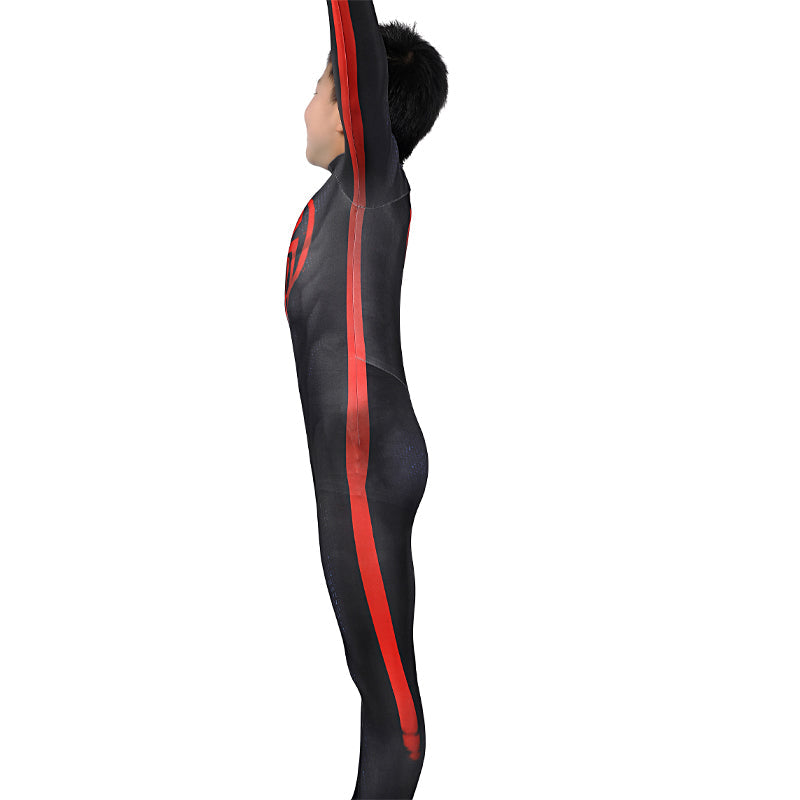 Spider-Man: Across The Spider-Verse Miles Morales Kids Jumpsuit Cosplay Costumes