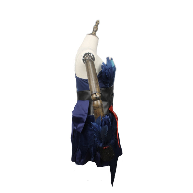 Game Identity V Coordinator Black Swan Matha Behamfil Cosplay Costume