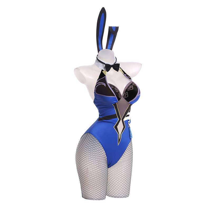 Game Genshin Impact Yelan Bunnygirl Cosplay Costumes