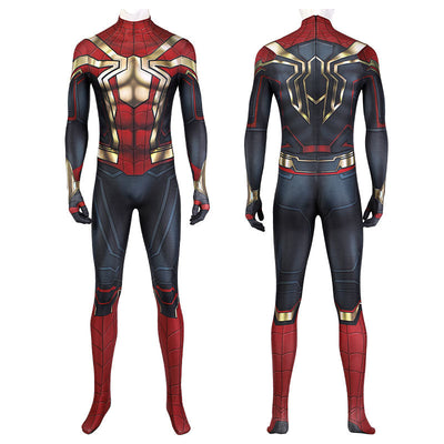 Spider-Man 3 No Way Home Peter Parker Jumpsuit Cosplay Costumes with Headgear