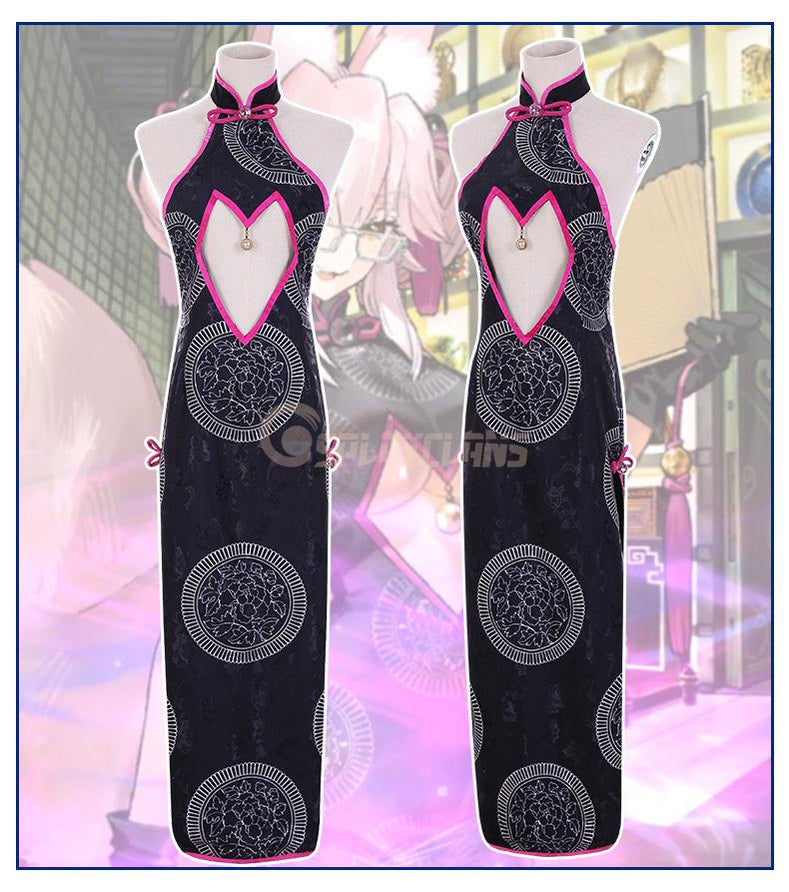 FGO Fate/Grand Order Tamamo no Mae Fox Secretary Cheongsam Full Sets Cosplay Costumes