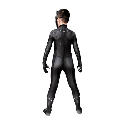 Movie Captain America Civil War Black Panther Children Jumpsuit Cosplay Costume
