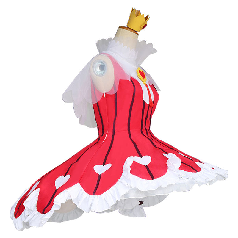 Cardcaptor Sakura Clear Card OP 2 Sakura Kinomoto Rose Heart Dress Cosplay Costumes
