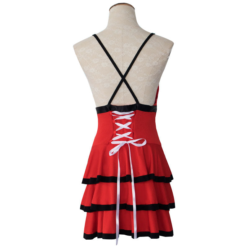 Anime FGO Fate Grand Order Nero Red Swimming Dress Cosplay Costumes