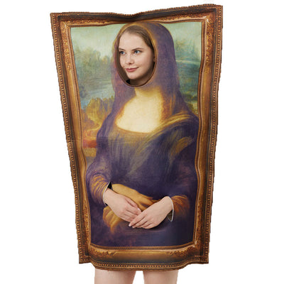 Halloween Party Mona Lisa Van Gogh Mural Cosplay Costumes