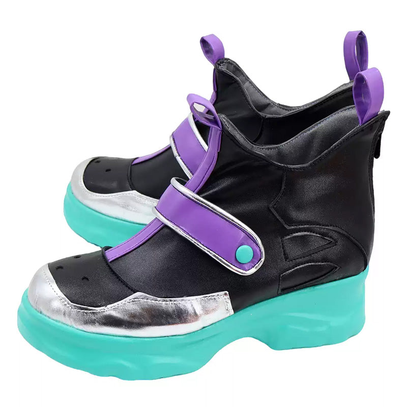 Overwatch Freja Black Cosplay Shoes