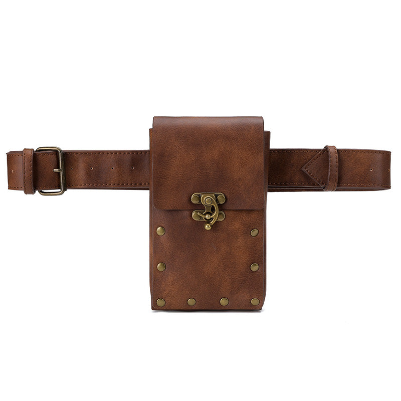 Retro Women's Bag Outdoor Sports Mini Waist Bag Cosplay Props