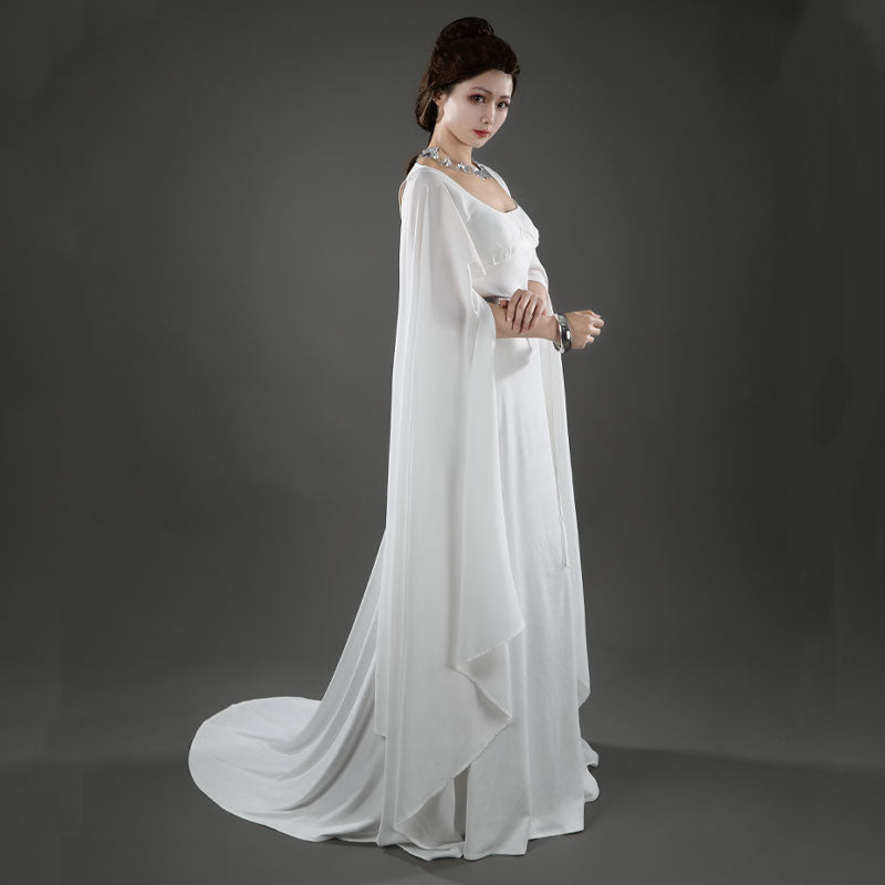 Star Wars: Episode IV A New Hope Princess Leia Organa White Cosplay Costumes