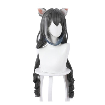 Princess Connect! Re:Dive Kiruya Momochiru Long Black Cosplay Wigs