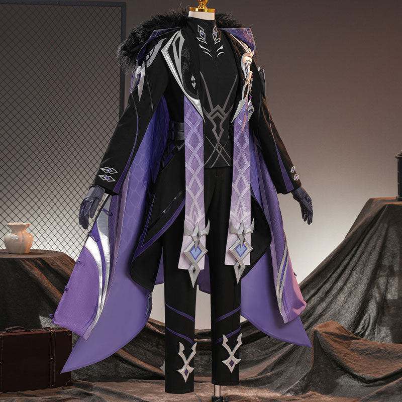 Genshin Impact Pantalone Fatui Regrator Cosplay Costumes