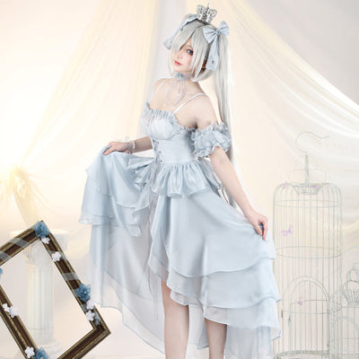 Goddess of Victory: NIKKE Cinderella Glass Princess Cosplay Costume