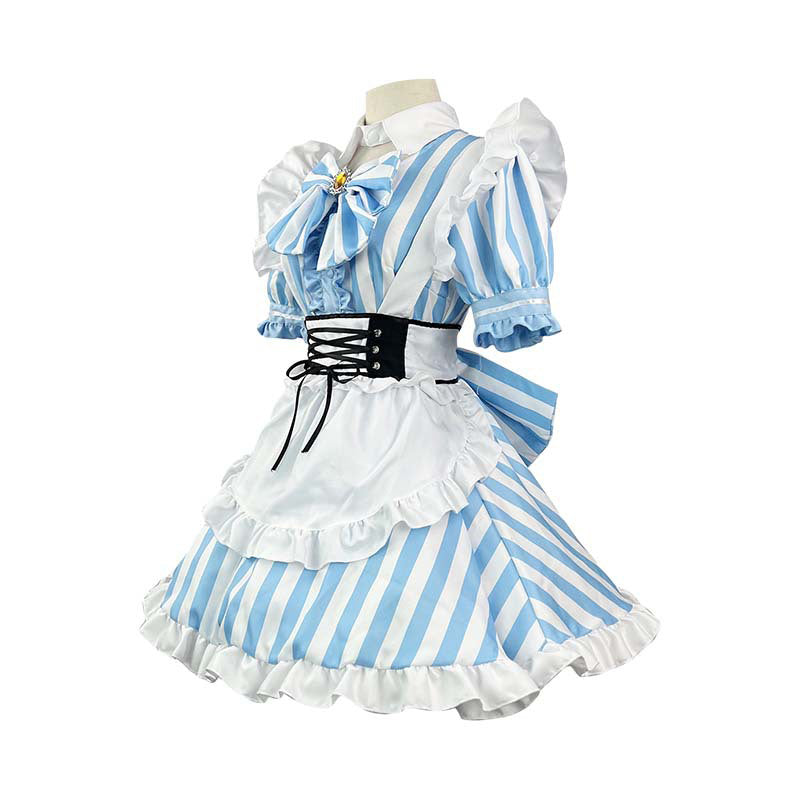 Hololive Shirakami Fubuki Maid Cosplay Costumes