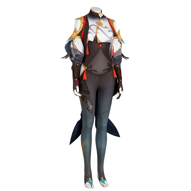 Game Genshin Impact Shenhe Cosplay Costumes