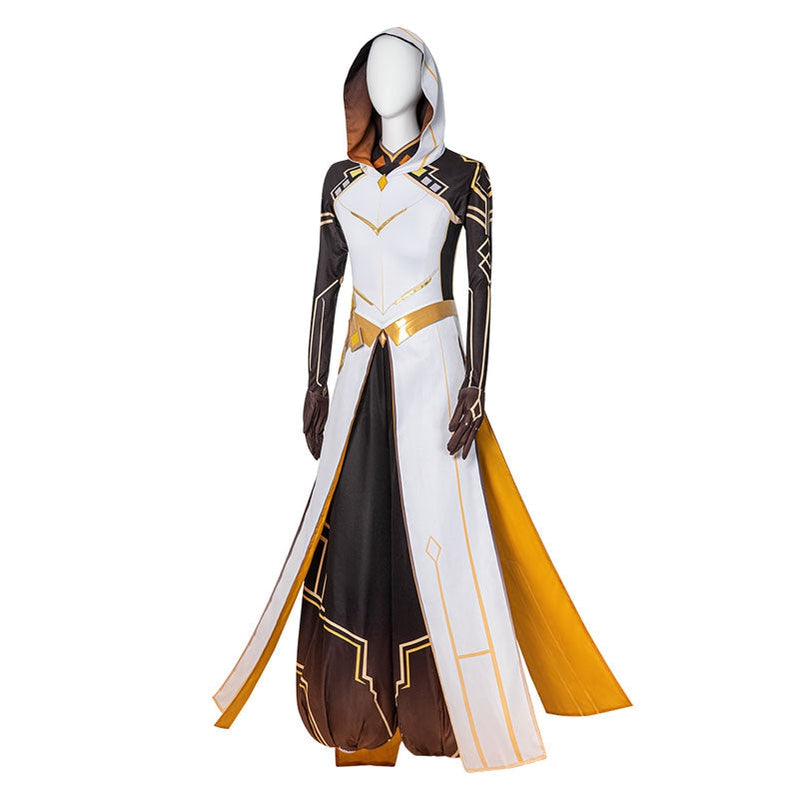 Game Genshin Impact Zhongli Archon Fullsuit Cosplay Costumes