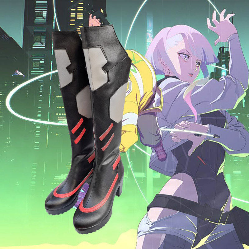 Game Cyberpunk: Edgerunners Lucyna Kushinada Cosplay Shoes