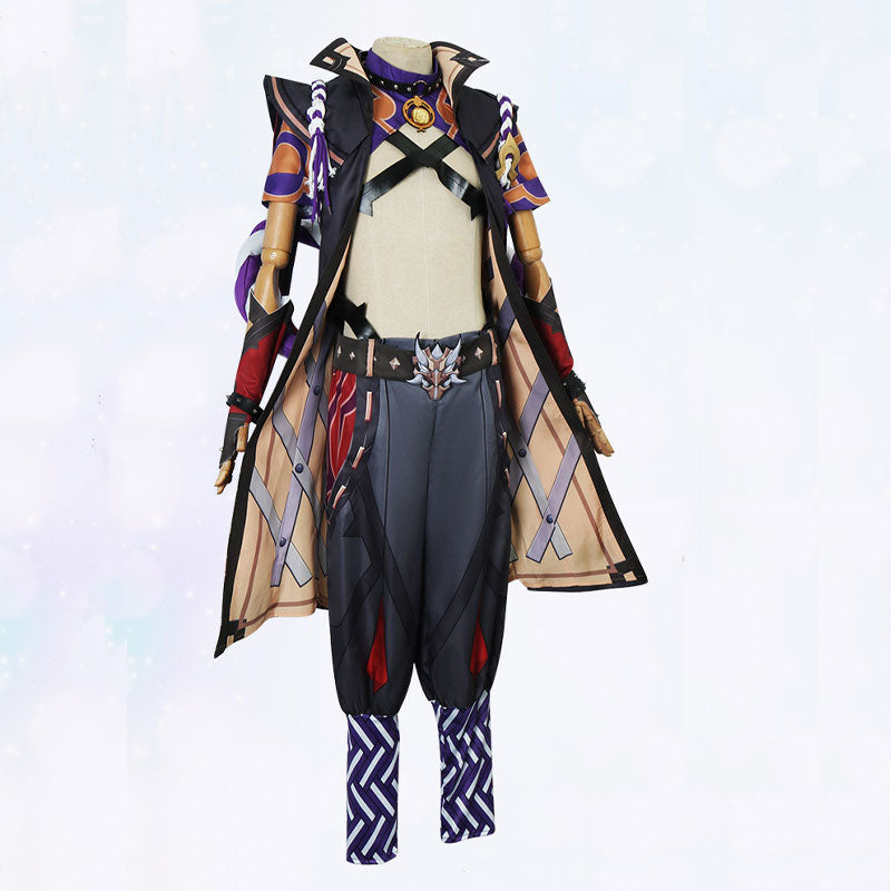 Game Genshin Impact Arataki Itto Fullsuit Cosplay Costume