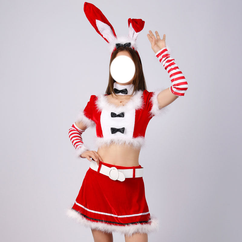 2022 New Christmas Bunny Girl Sexy Maid Costumes