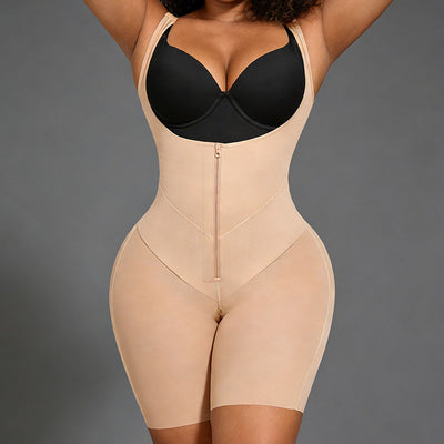 Shapewear for Women Tummy Control Fajas Colombianas Body Shaper Butt Lifter Compression Garment Open Bust Bodysuit