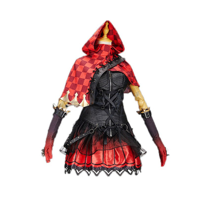 Game Identity V Mechanic Red Riding Hood Tracy Reznik Cosplay Costume