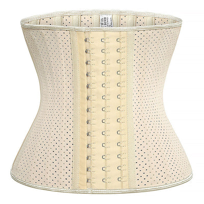 Steel-boned Postpartum Tummy-control Punching Breathable Rubber Corset Cosplay Costumes