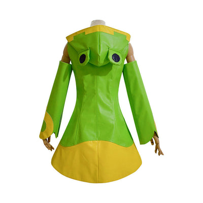 Anime Cardcaptor Sakura: Clear Card Sakura Frog Raincoat Fullset Cosplay Costumes