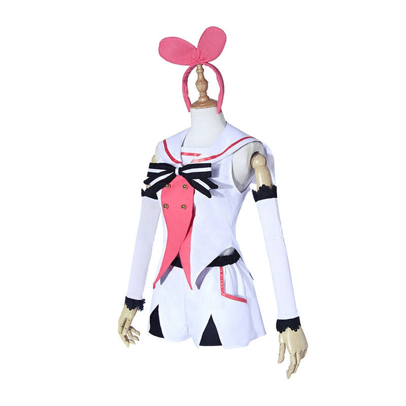 Virtual YouTuber Kizuna AI Uniform Cosplay Costumes Halloween Party Show Dress