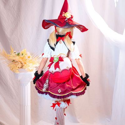 Genshin Impact Klee Blossoming Starlight Kids Cosplay Costumes