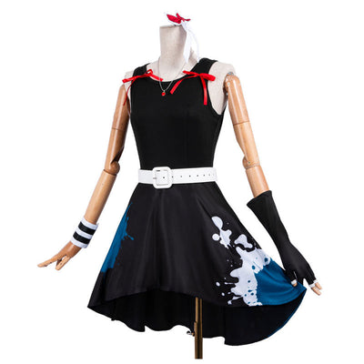 Girls Band Cry Awa Subaru Black Dress Cosplay Costumes