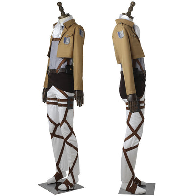 AOT Levi Ackerman Survey Corps Cosplay Costume