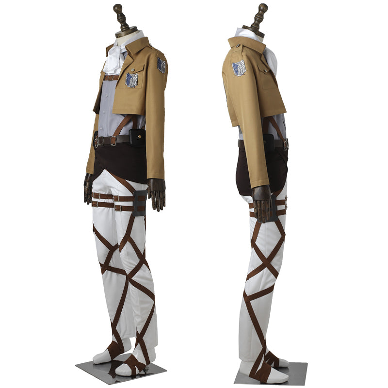 AOT Levi Ackerman Survey Corps Cosplay Costume