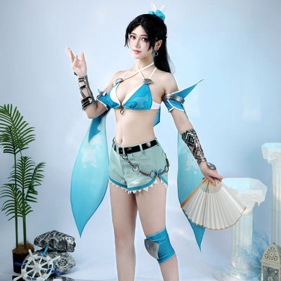 Overwatch Summer Anran Swimsuit Cosplay Costume