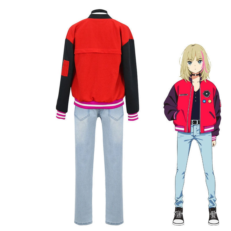 Anime Wonder Egg Priority Kawai Rika Fullsuit Thicken Cosplay Costumes