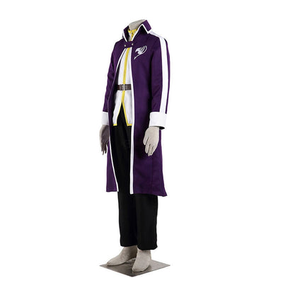 Anime Fairy Tail Natsu Team Gray Fullbuster Purple Cosplay Costume