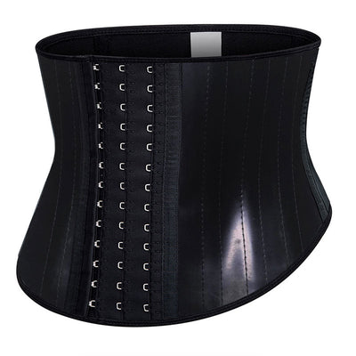 Women's Underbust 25 Steel Boned Latex Sport Girdle Waist Trainer Corsets Hourglass Body Shaper